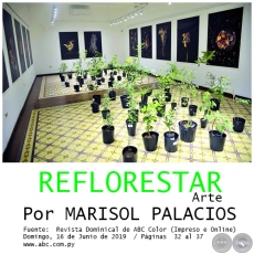REFLORESTAR - Arte - Por MARISOL PALACIOS - Domingo, 16 de Junio de 2019